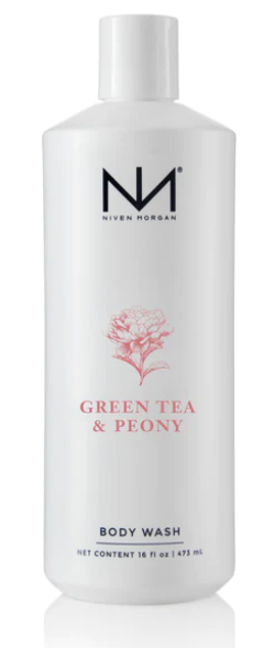 Niven Morgan Green Tea & Peony Body Wash